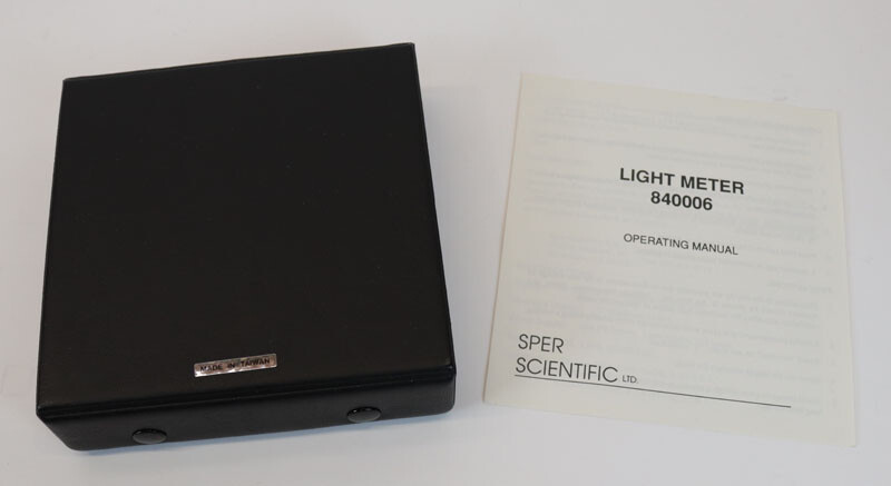 New Open Box Sper Scientific 840006 Lux Light Meter
