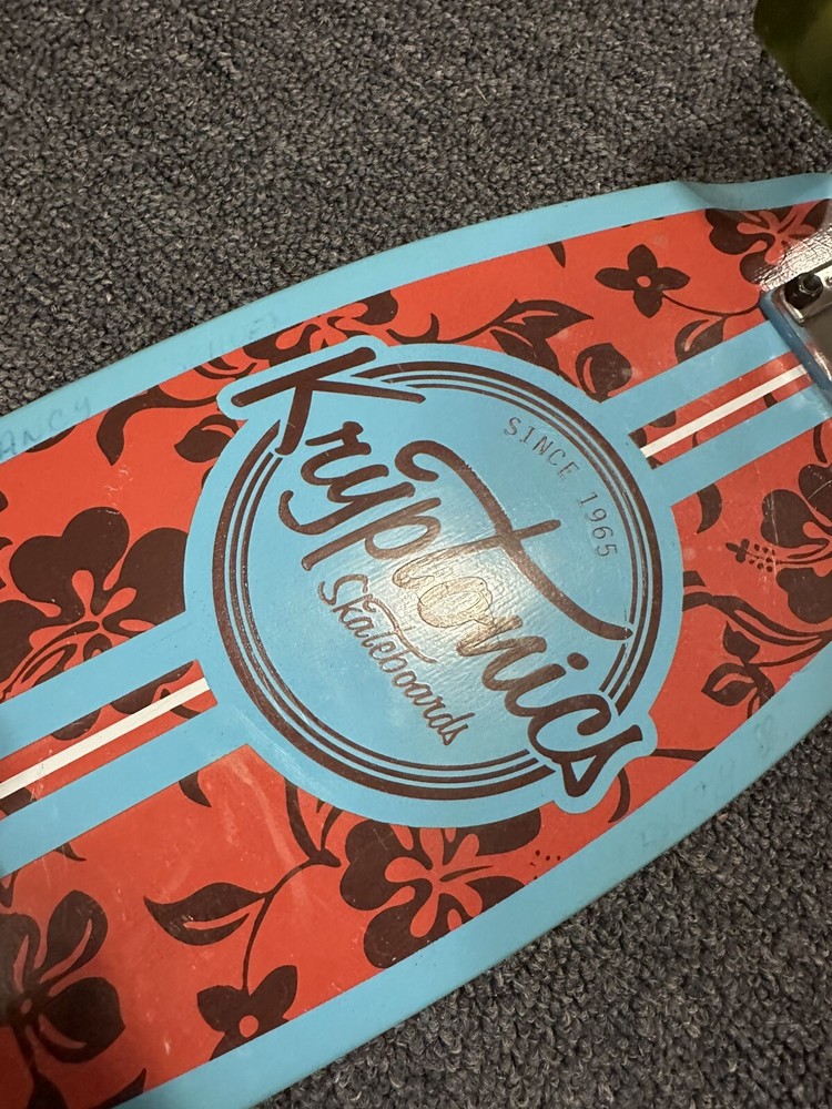 Nice Kryptonics Mini Cruiser 26" Skateboard Alloha Hawaii Pattern