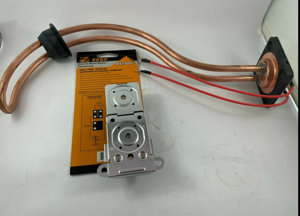 SAXON RHEEM DUX AQUAMAX RINNAI APRICUS WATER TANK THERMOSTAT & ELEMENT 2400 W