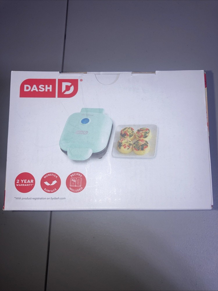 Dash Egg Bite Maker - Light Blue Aqua Teal Countertop Egg Cooker A-5
