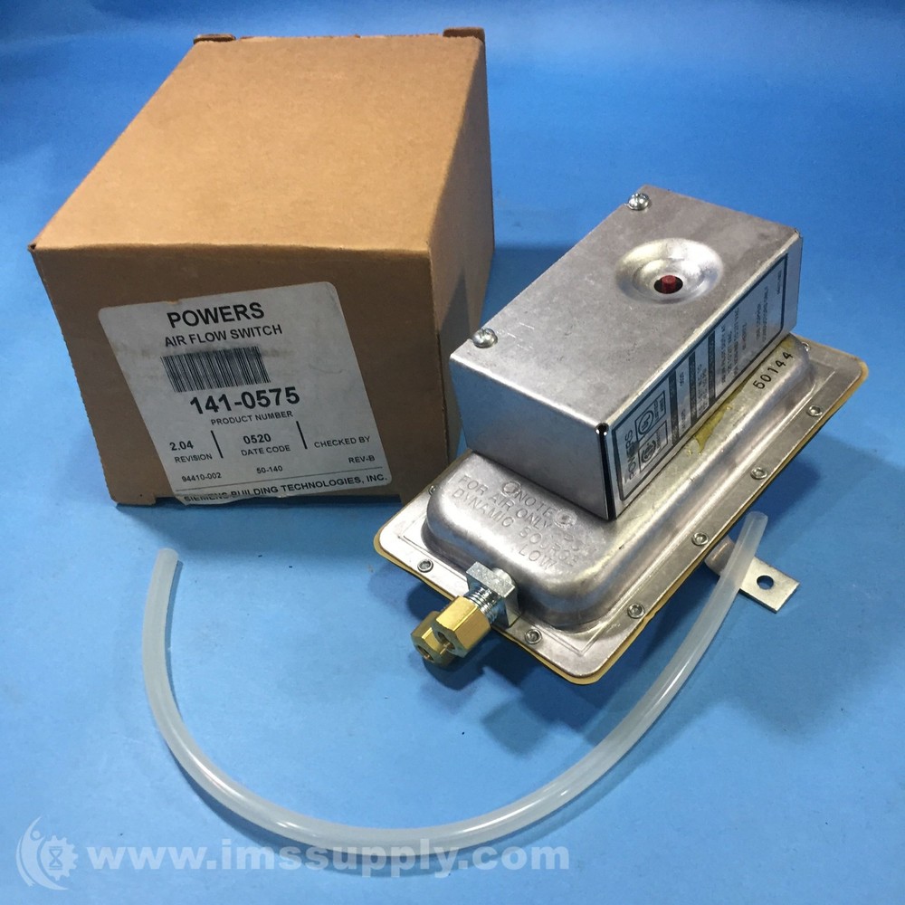 Siemens 141-0575 Differential Static Airflow Switch FNOB