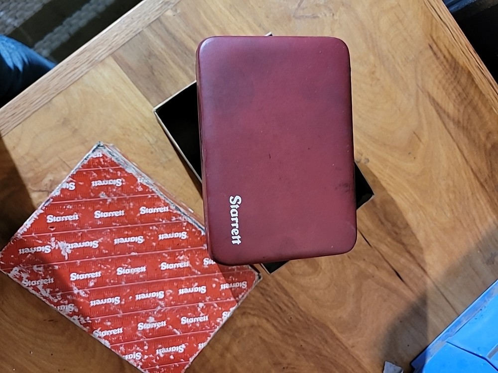 Starrett 811-1CZ Dial Test Indicator W/ Case & Original Box