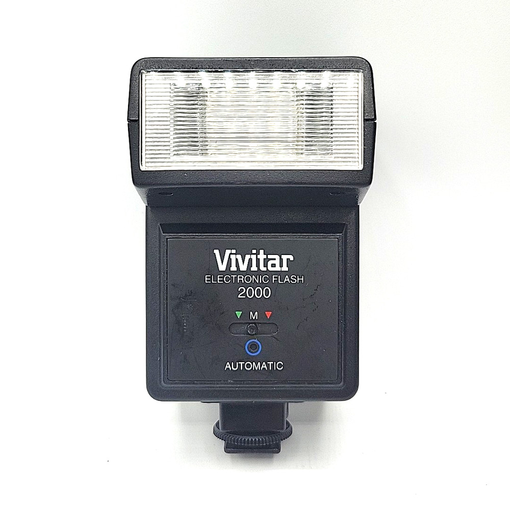 Vivitar 2000 Automatic Universal Shoe Mount Camera Flash