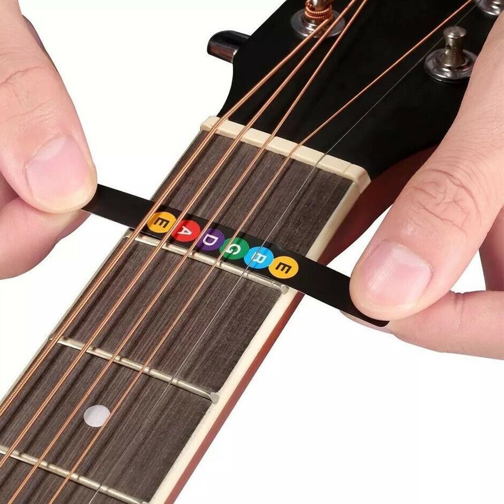 Guitar Fretboard Notes Map Labels Sticker Fingerboard String For 6 st Prof  Q9I1