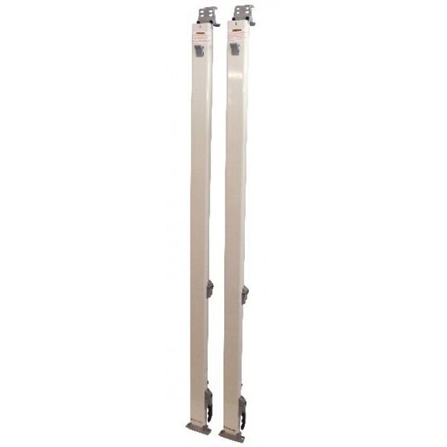 1pair DOMETIC 8483004.402B RV Short white awning support arm hardware 8300 &8500