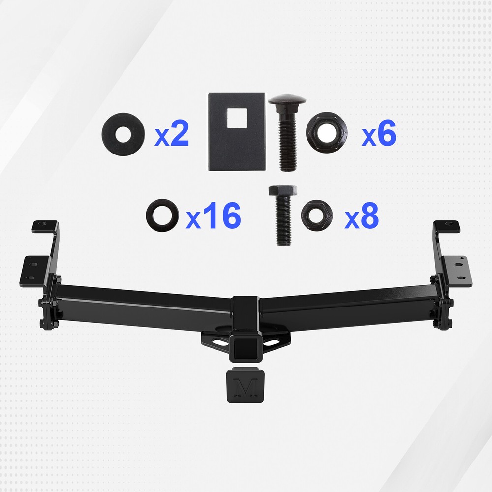 2 Inch Trailer Hitch Receiver for Ford E-150 E-250 E-350 2003-2014