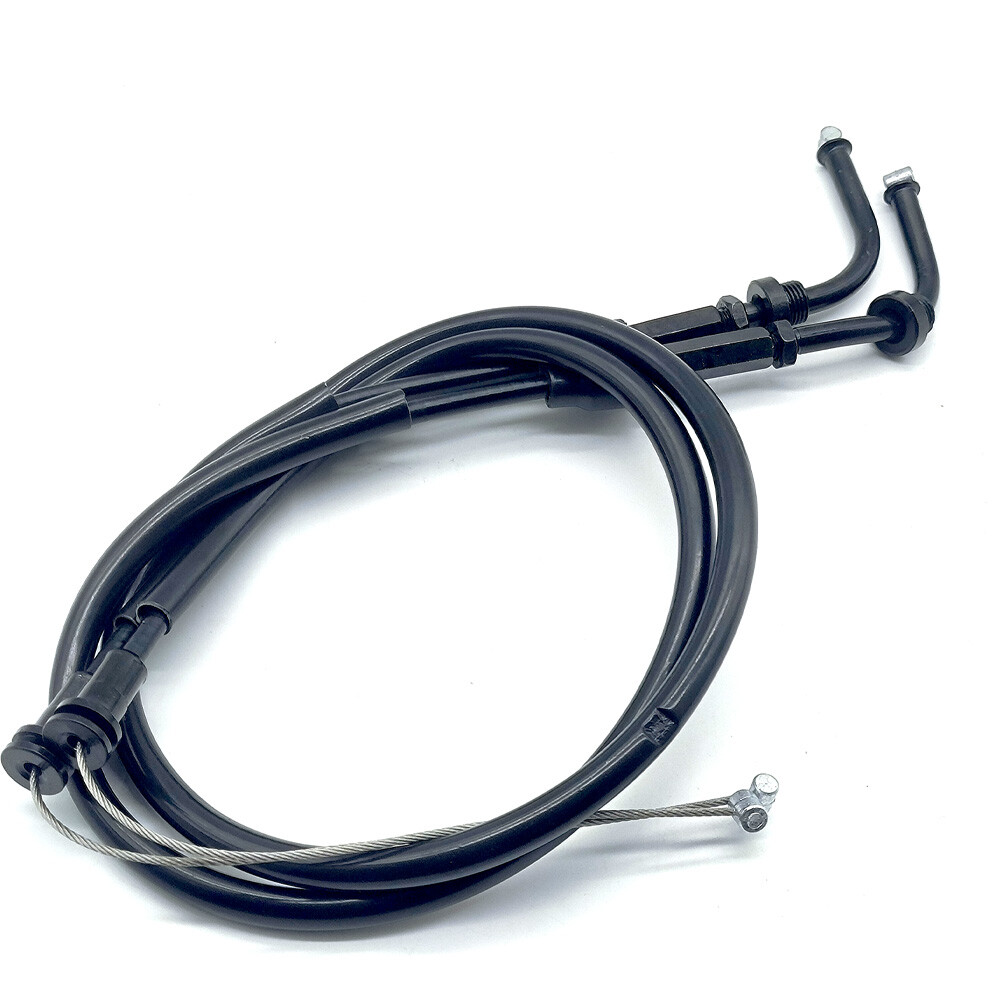 Black Throttle Cable Push & Pull Set For BMW S1000RR 2009-2014 2013 2012 2011
