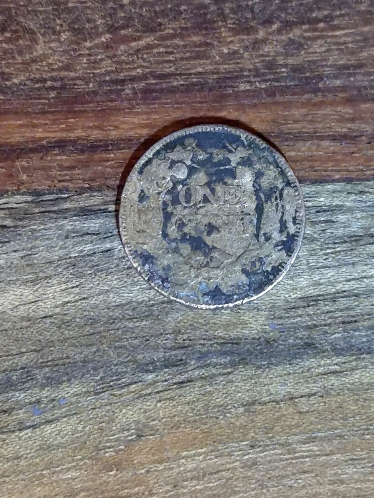 1858 Flying Eagle One Cent Coin, US