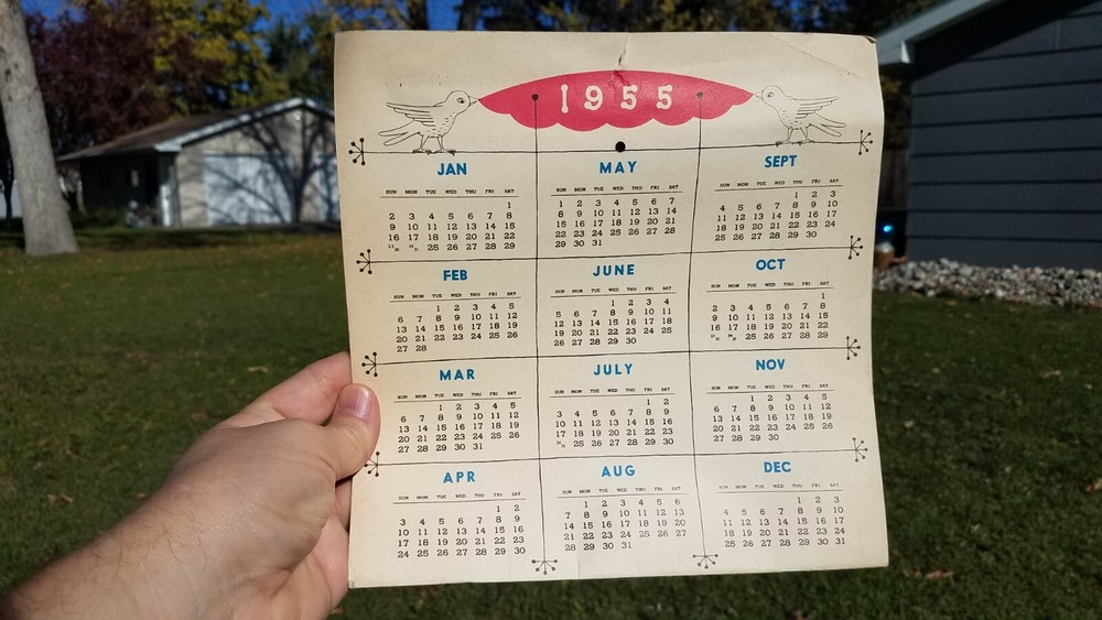 1954 Marshall Wells Hardware Store Ed Graff Calendar Perham Minnesota