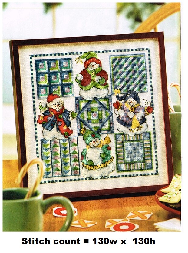 TIC-TAC-SNOW CROSS STITCH PATTERN  ONLY   -   #952