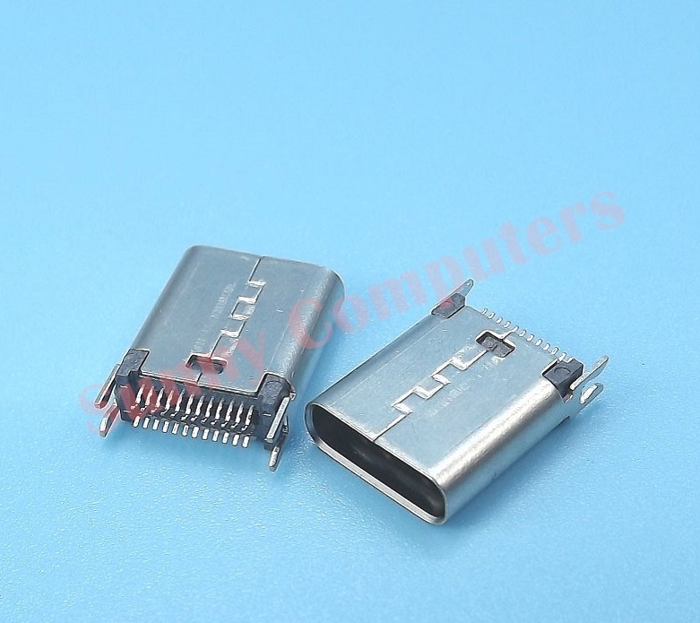 2x USB Type-C Socket Female Port Replacement Part For PC Mobile Phone Repair B