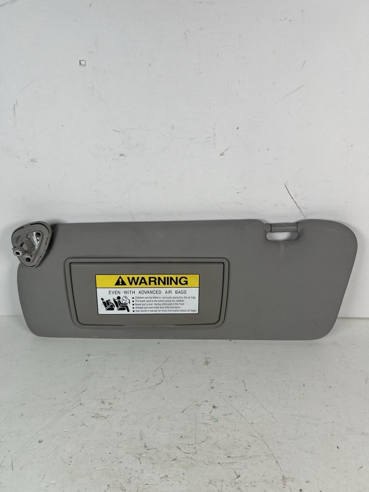 2007-2011 Honda CRV Driver Left Side Sun Visor Gray Vinyl NON Lighted