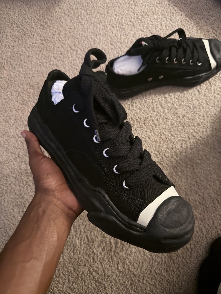 Maison Mihara Yasuhiro Hank OG Sole Canvas Low Black