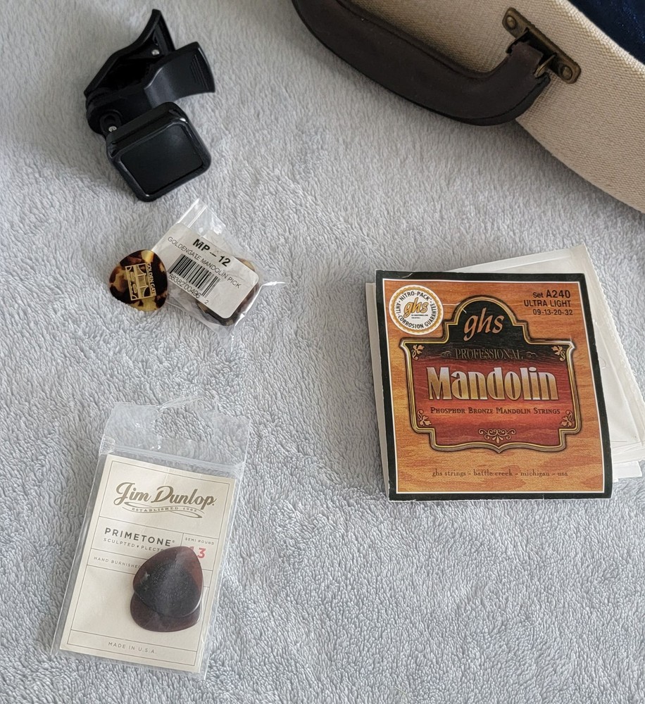 Washburn Mandolin with Case and Accessories