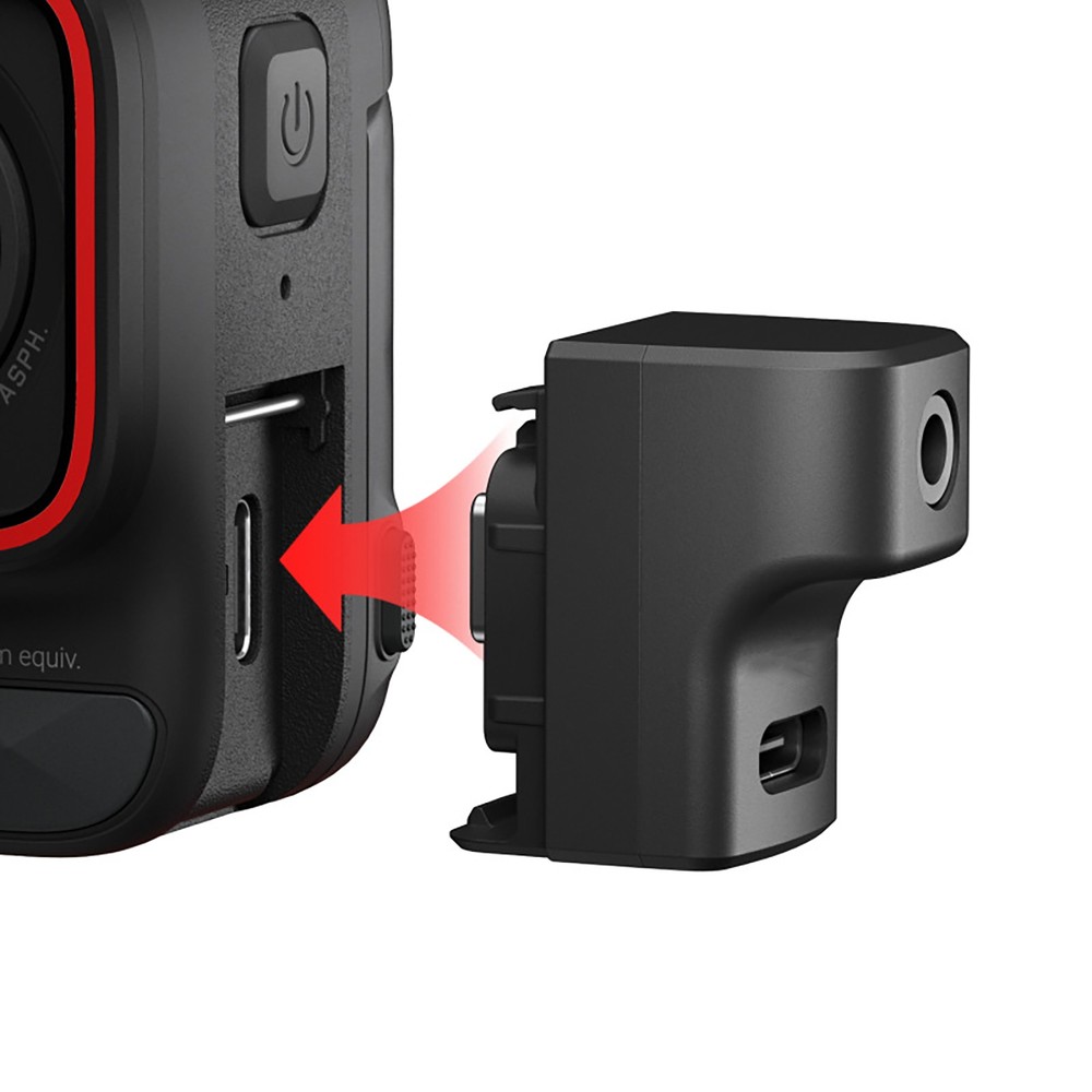 Mic Adapter External For Insta360 Ace / Ace Pro Action Camera Audio Adapter