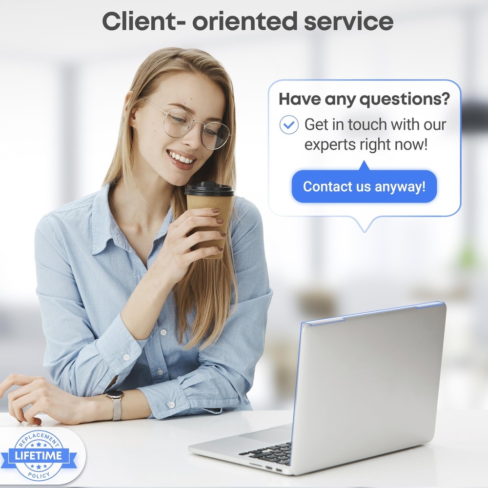 VINTEZ Blue Light Blocking Screen Protector Panel for 15.6 inch Diagonal PC A...