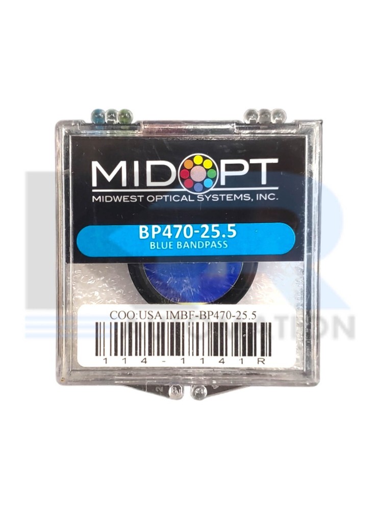 NEW MidOpt BP470-25.5 StablEDGE Blue Bandpass Filter For Blue Light 25.5mm