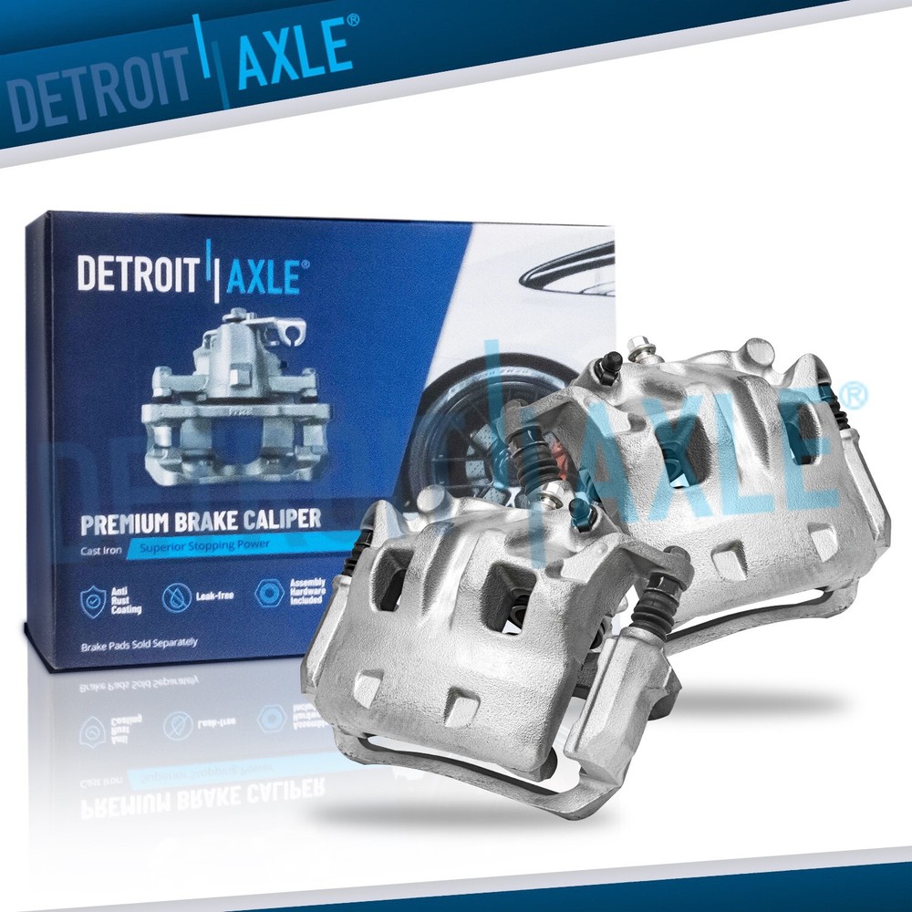 Front Left and Right Brake Calipers w/ Brackets for 2005-2019 Frontier Equator