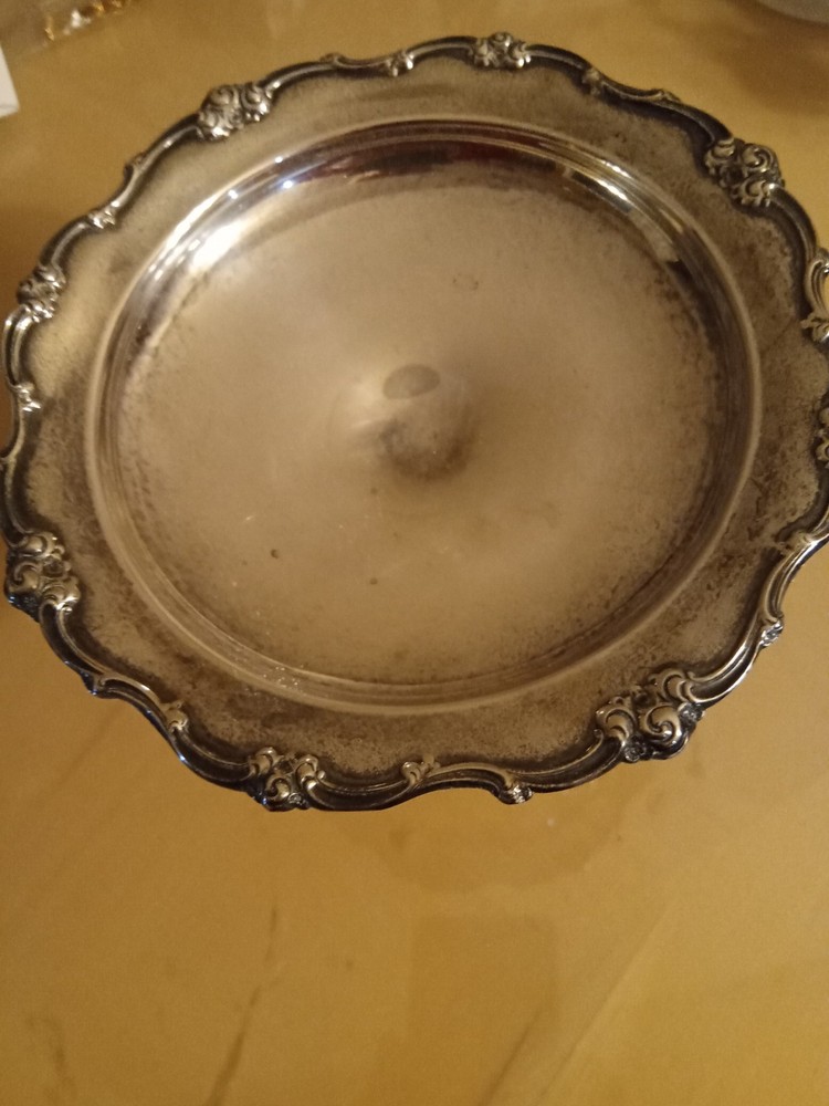 Gorham Sterling Silver 1383/1 raised Compote Melrose Pattern 6"X 5"