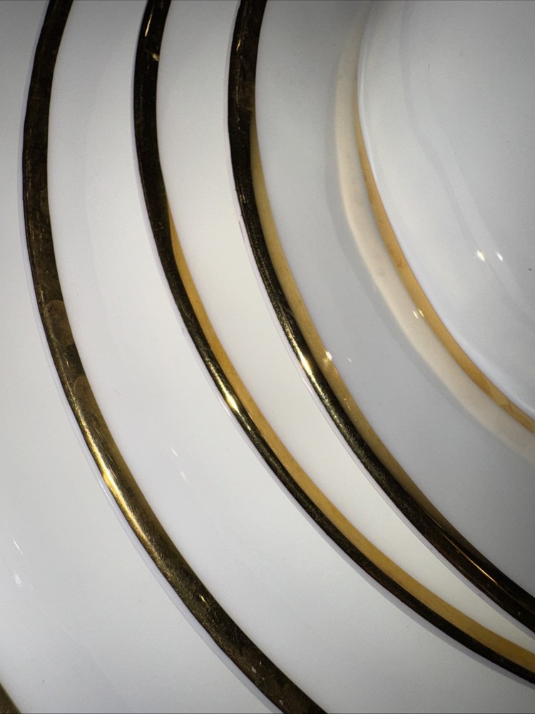 Olivia & Oliver Harper Gold Band White 5 Piece Set