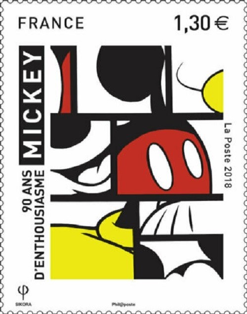 FRANCE - 2018 Mickey Mouse #5519 - VF MNH