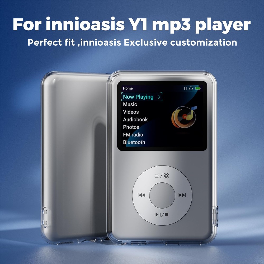 Y1 Mp3 Player Case, Drop-Resistant Silicone Case, Compact and Lightweight, Us...