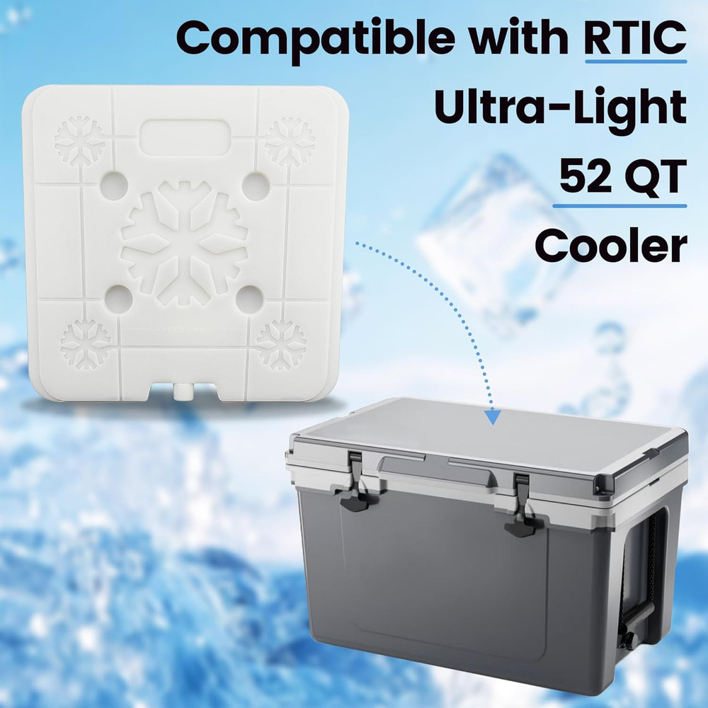 Ice Pack Cooler Divider Compatible RTIC Freezable Accessories