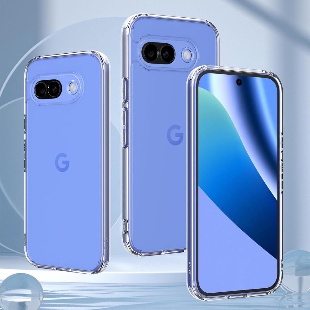 Designed for Google Pixel 10A Case with 2 Pack Tempered Glass Screen Protector.A