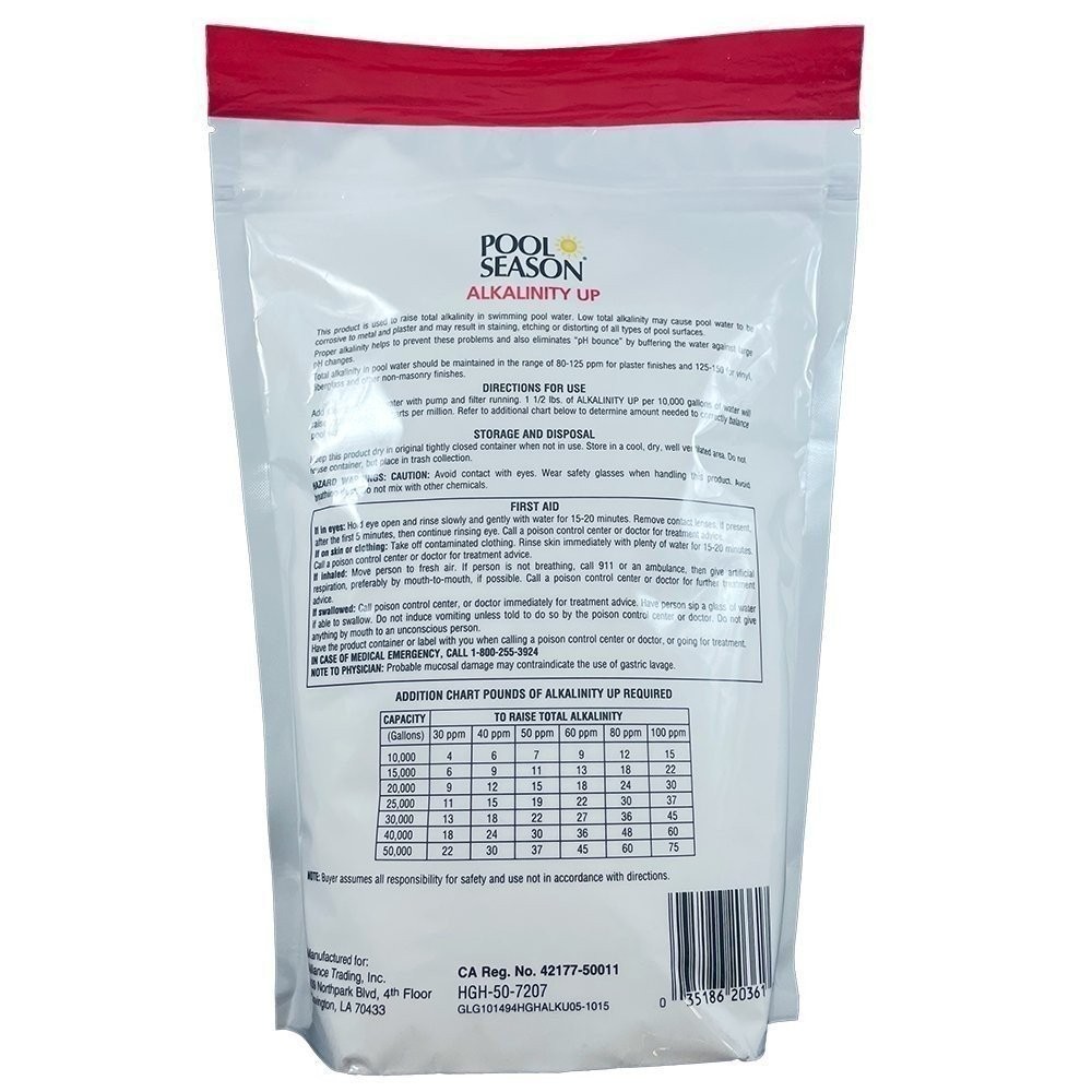 Alkalinity Up - 5 lb pouch