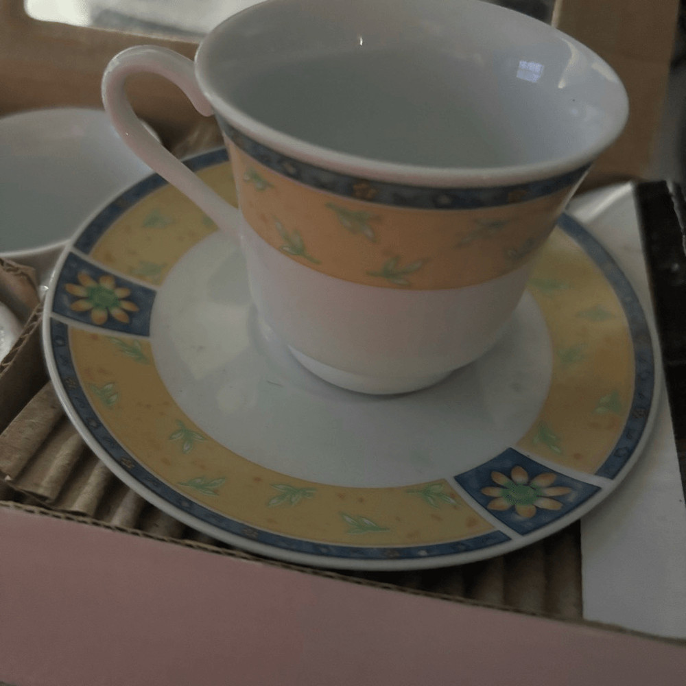12 Piece Porcelain Coffee Set
