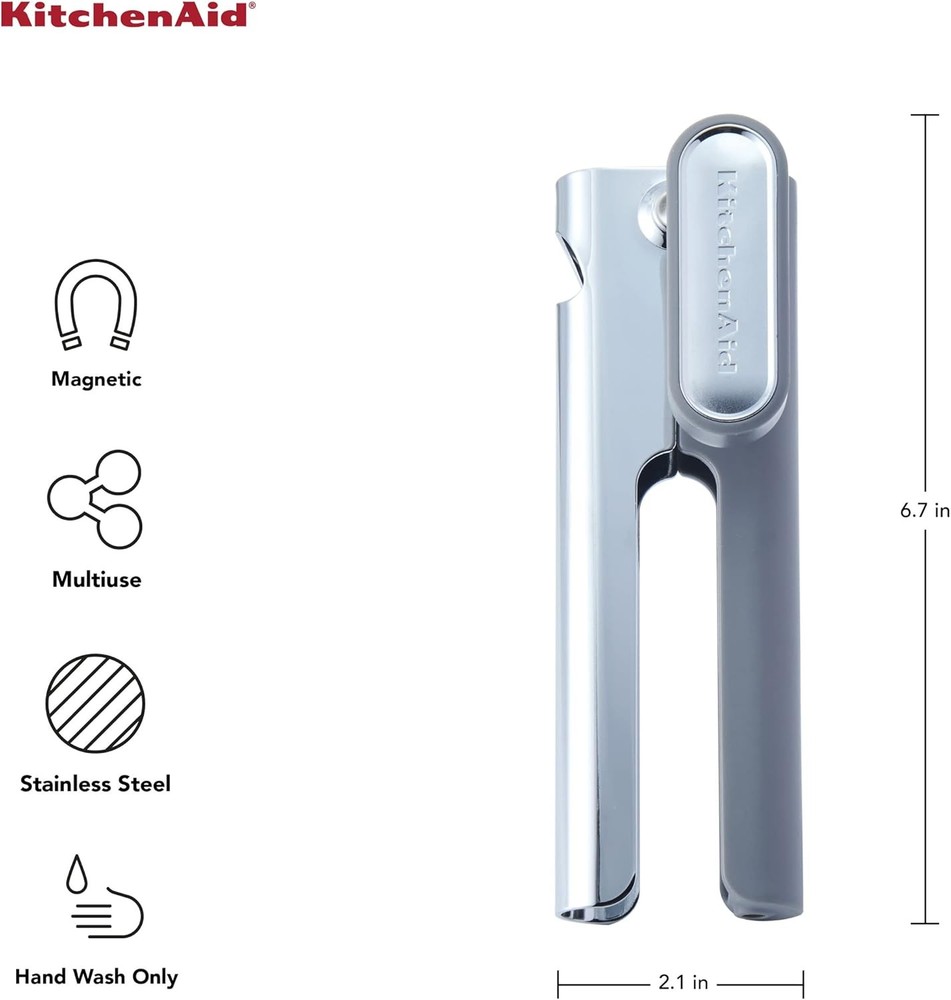 KitchenAid No Mess Multi Function Can Opener, One size, Gray