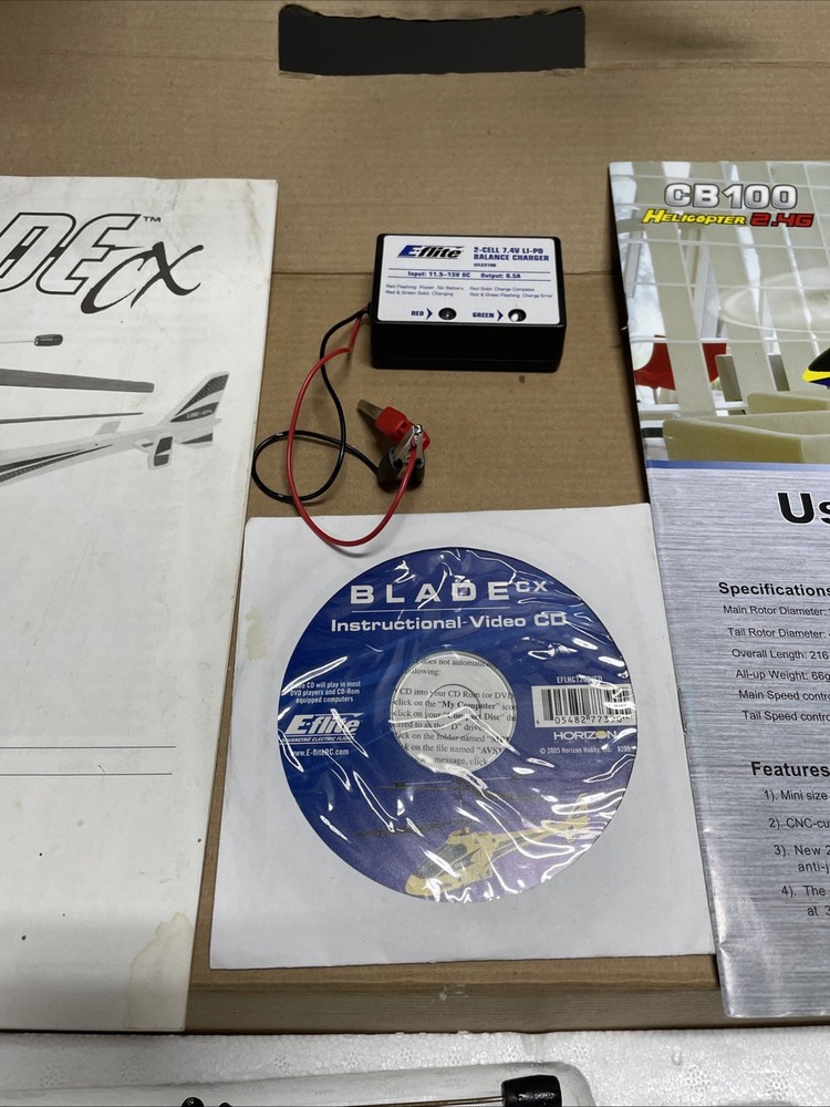 E-Flight Blade Cx Untested…. ￼(Read)