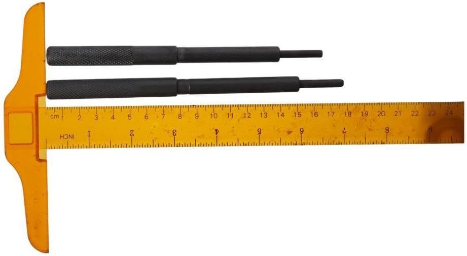 BYOBYO 2 Pcs 5/5.5mm Dark Gray Engine Valve Guide Tool,Universal Engine Valve Re