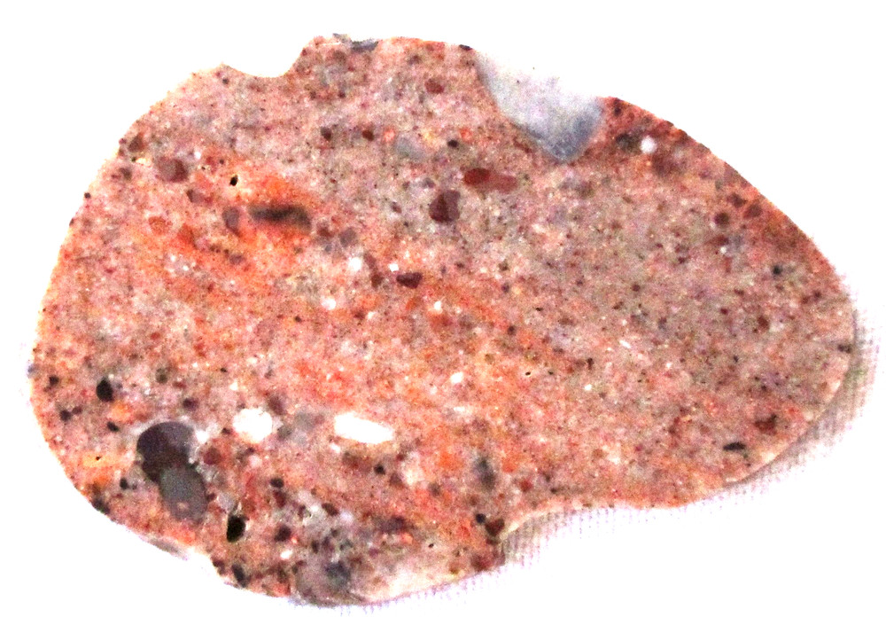 Pudding Stone Slab - Red - White - 85 Grams - Arizona - Puddingstone