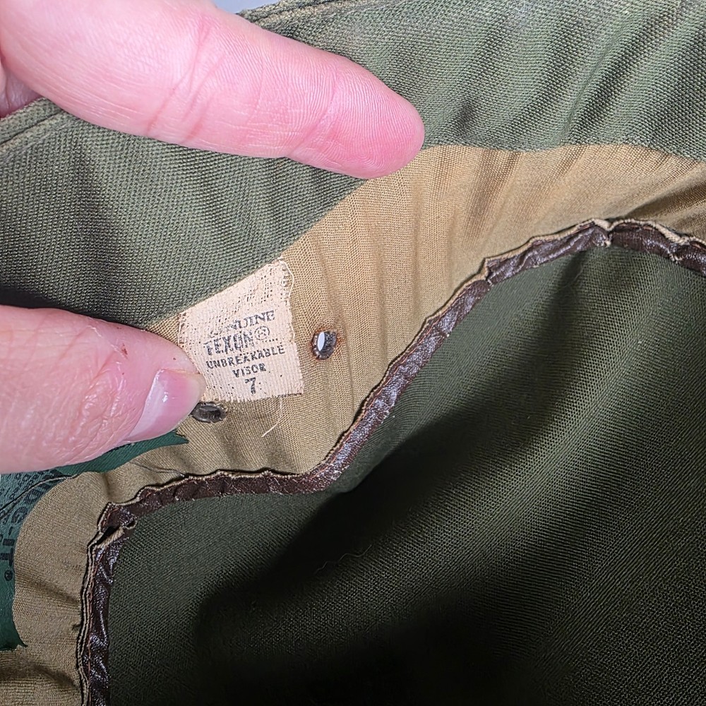 Vintage U.S. Army Ridgeway Cap Hat Size 7