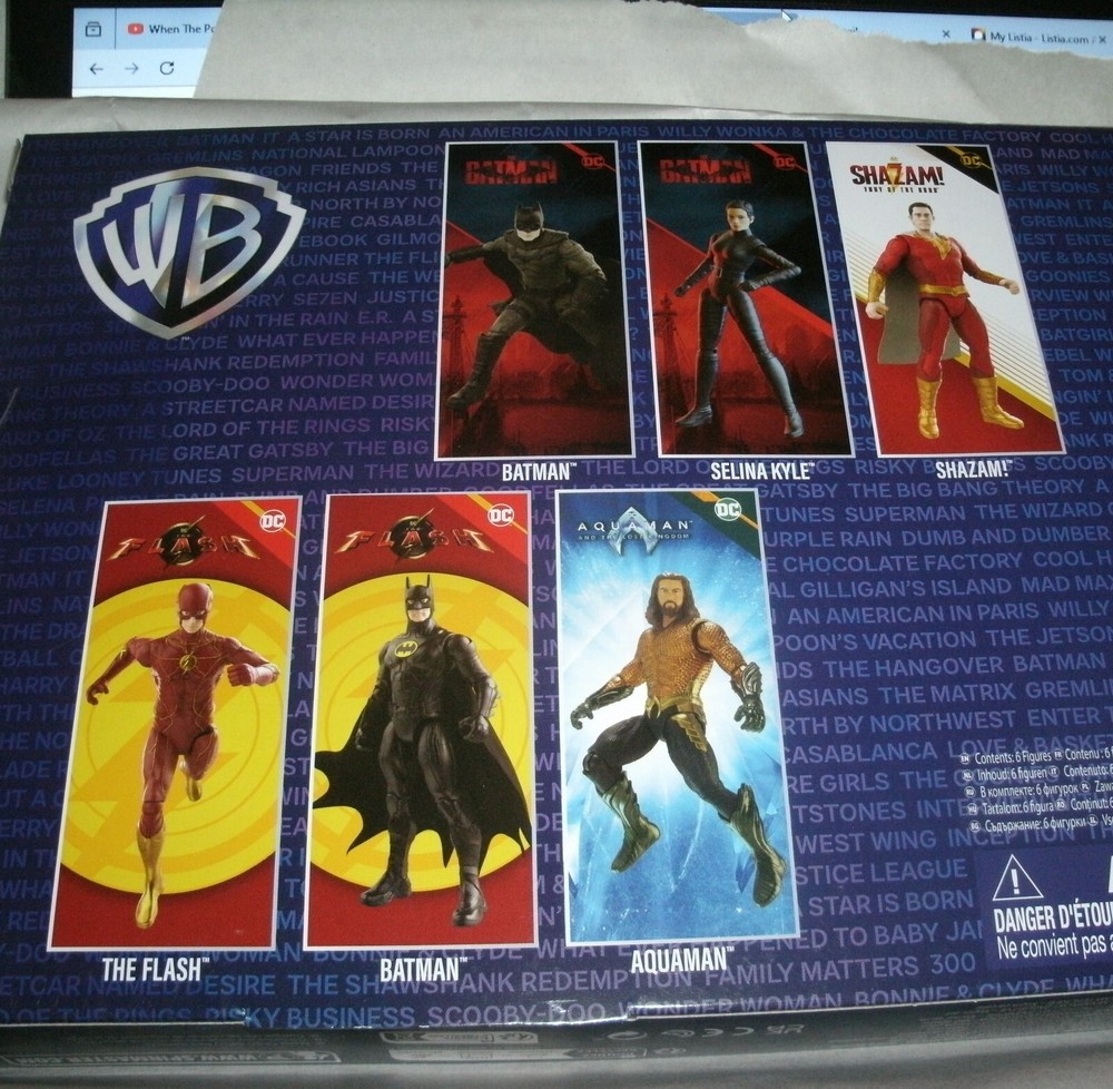 DC Comics Theatrical Pack, Limited Edition 6 Super Hero Action Figures