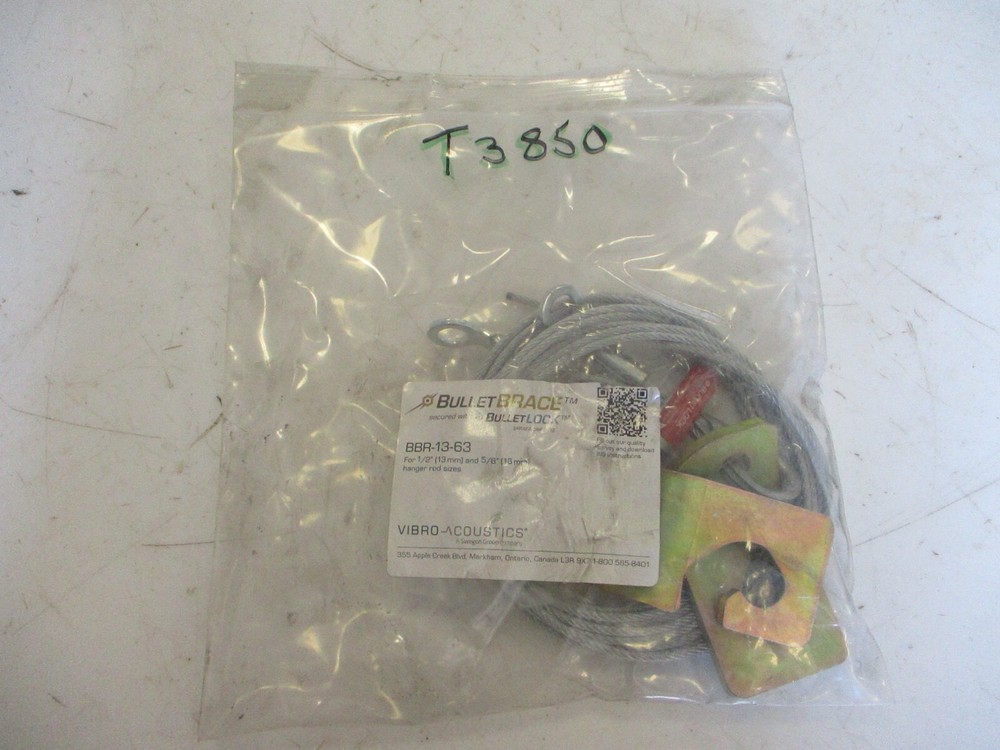VIBRO-ACOUSTICS Bullet Brace BBR-13-63 Cable Restraint Kit