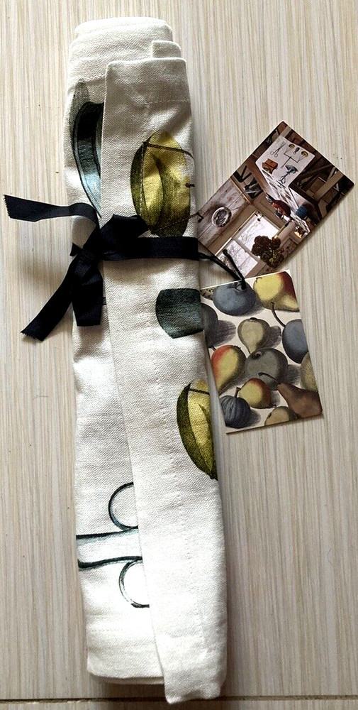 John Derian Target Table Runner Kitchen Objects Tools Fall Autumn 14”x 90 NEW