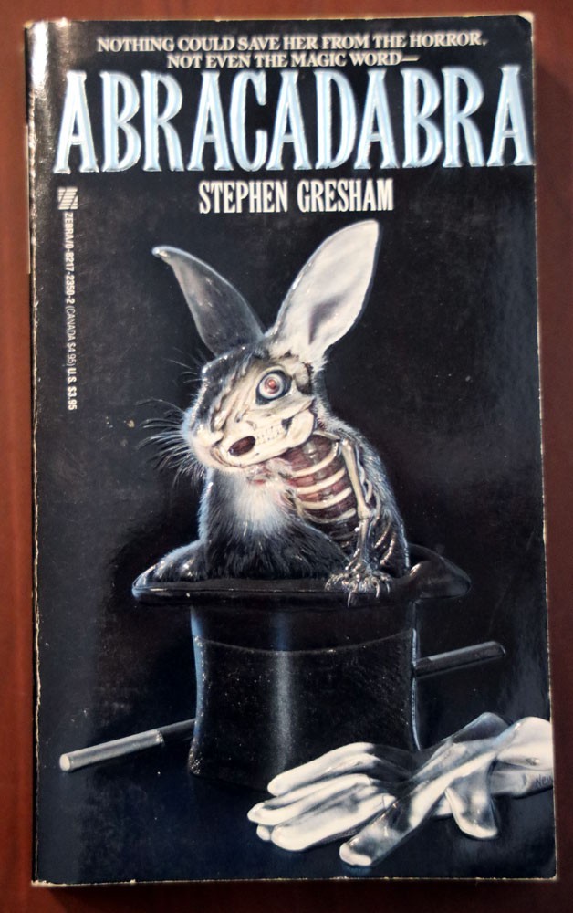ABRACADABRA by Stephen Gresham 1988 Vintage Zebra Horror Paperback 1st Printing