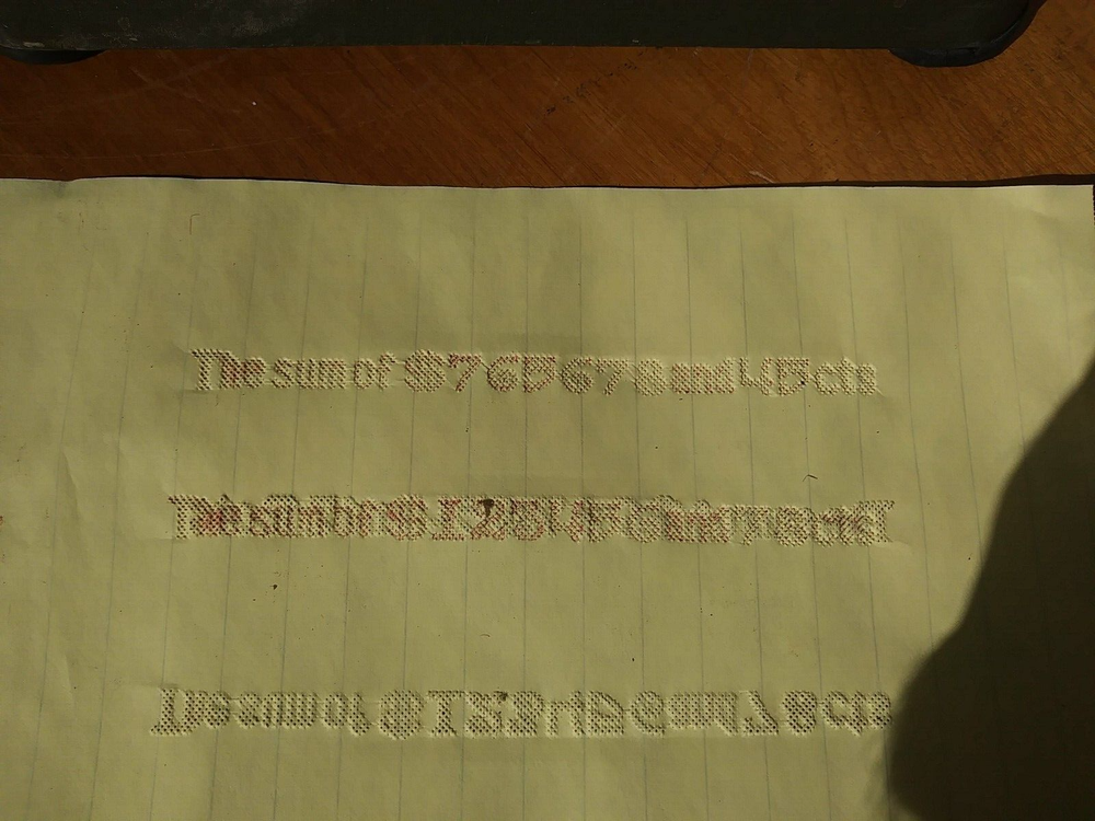 Vintage Hedman Co. F&E Royal Premier Check Protector