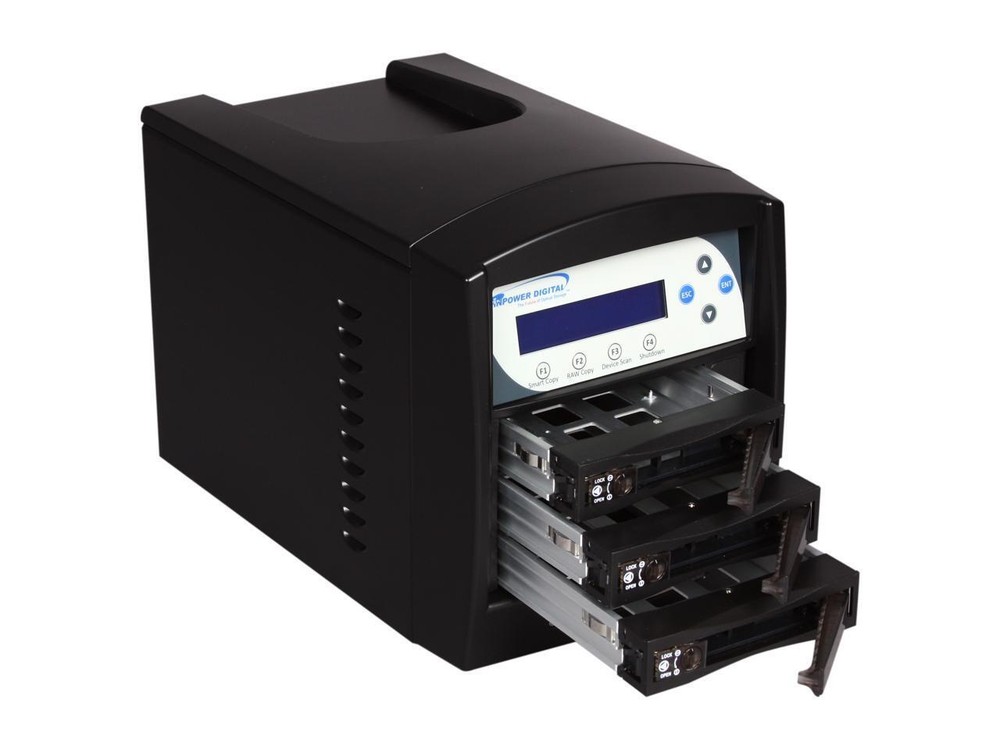 VINPOWER Black 1 to 2 128M DDR2 Buffer Memory Hard Drive Duplicator Model HDDSha