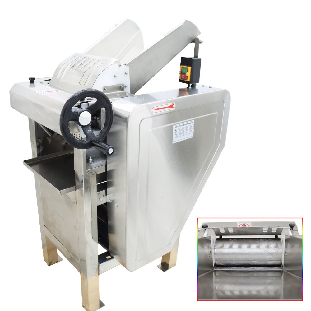 110V High Speed Dough Pressing Machine Dough Roller Sheeter Thickness Adjustable