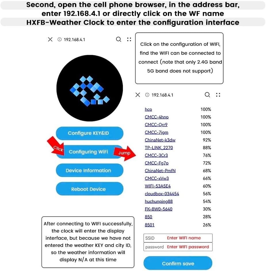 1 Set ESP8266 DIY Electronic Display Mini Clock Kit + Shell Soldering Project US