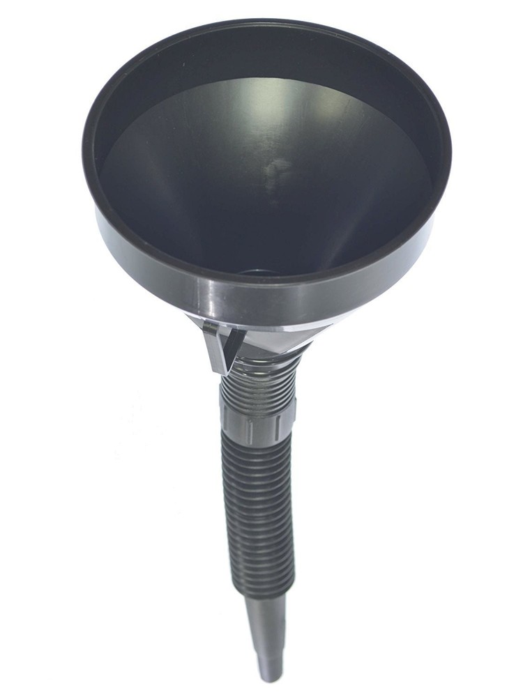 Compact 2.5 lb Funnel with Removable Spout for Effortless Liquid Transfers - Red