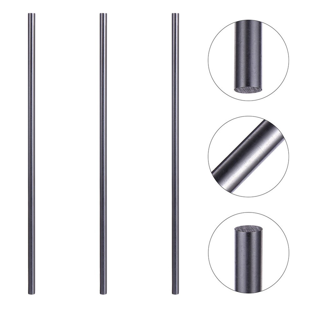 3Pcs Graphite Stirring Rods High Purity Graphite Stick for Casting and Mixing