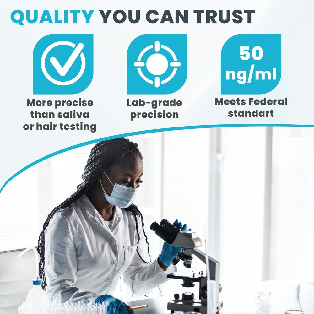 Exploro Highly Sensitive at Home Marijuana Drug Test Kit, Weed/THC Testing Kit