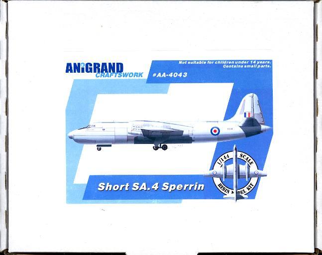 Anigrand Models 1/144 SHORT SA.4 SPERRIN British Bomber
