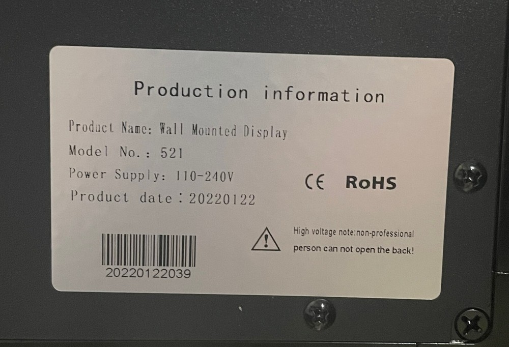 32” Android Touchscreen Digital Display Kiosk Signage Media Player