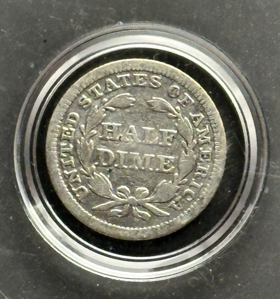 1842 Seated Liberty Half Dime