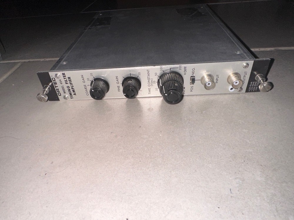 ORTEC 454 TIMING FILTER AMPLIFIER MODULE #2447